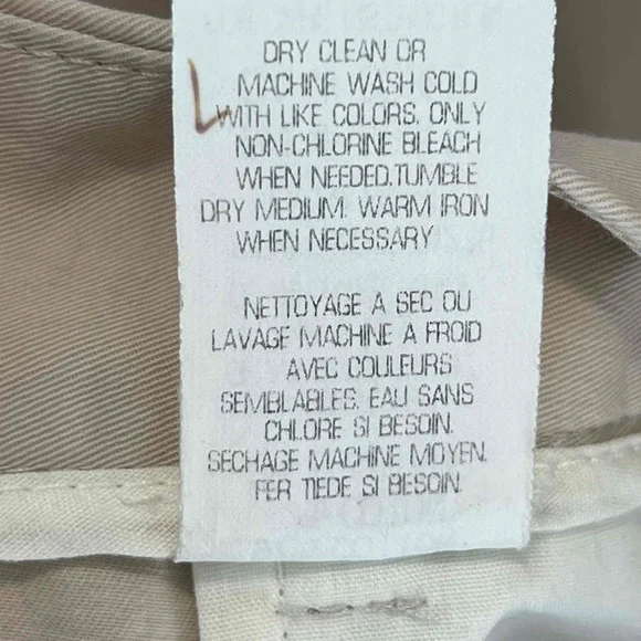 Theory Womens Khaki Dress Ankle Pants Size 4 ($325) - Picture 7 of 7